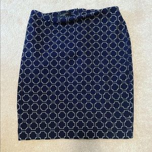 TALBOTS petites size 2p blue skirt